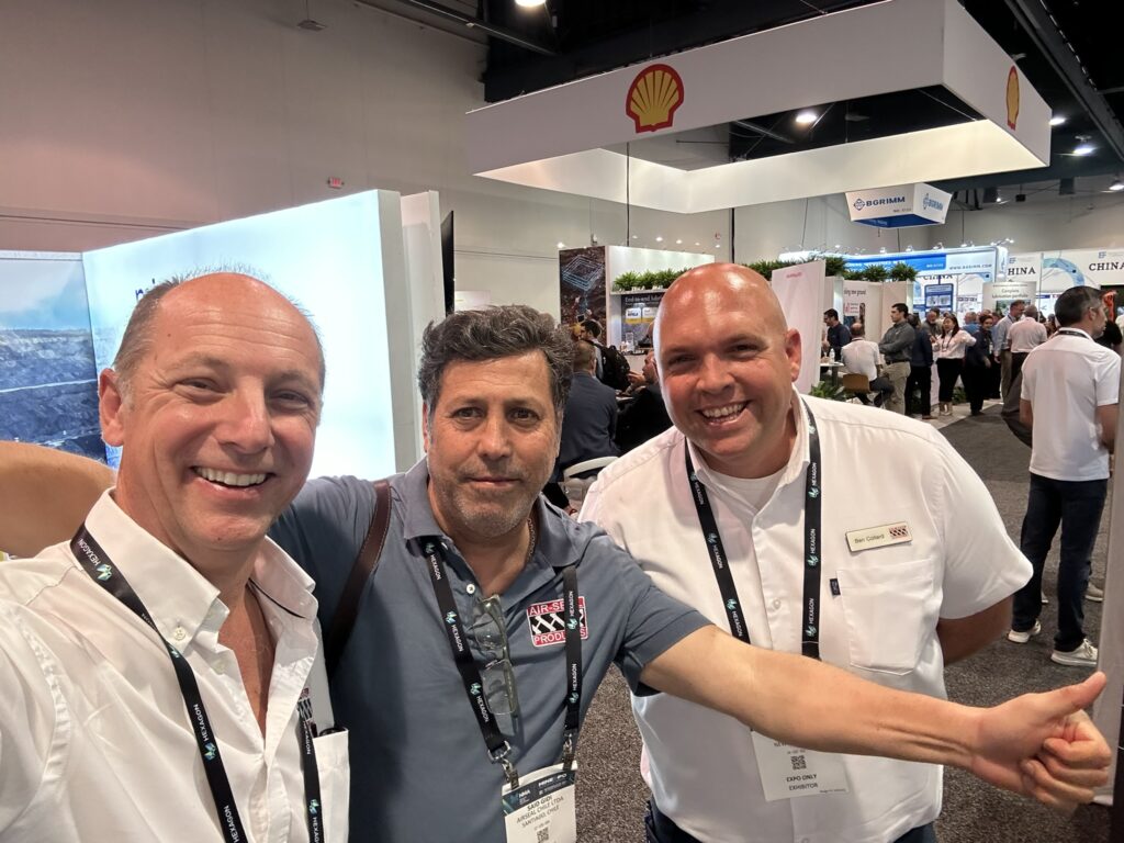 3 men - Steve Ben and Said at Minexpo